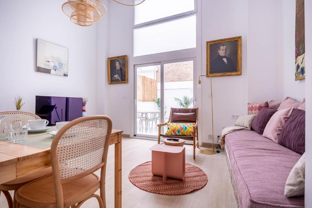 Apartamento Pop Art Historia De Conde Negro Con Patio Privado Sevilla Exterior foto